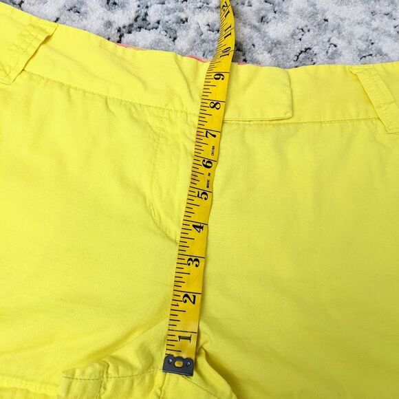 Neon Yellow J. Crew Factory Chino Shorts - Picture 8 of 11